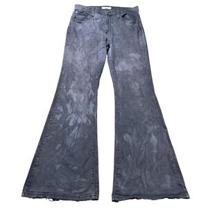 James Jeans Jeans Womens 29 Charcoal Wash Mid Rise Flare Stretch Denim 30x32‎